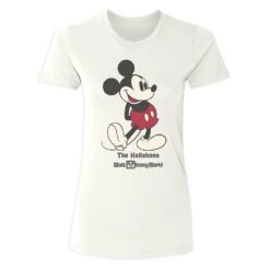 Women's Walt Disney World Standing Mickey Mouse T-Shirt – Customized -Engo Clothing Shop 7405055825930 3