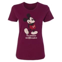 Women's Walt Disney World Standing Mickey Mouse T-Shirt – Customized -Engo Clothing Shop 7405055825930 7