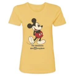 Women's Walt Disney World Standing Mickey Mouse T-Shirt – Customized -Engo Clothing Shop 7405055825930 9