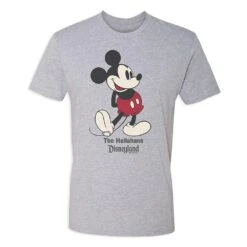 Adults' Disneyland Standing Mickey Mouse T-Shirt – Customized -Engo Clothing Shop 7807055820337 2