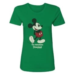 Women's Disneyland Standing Mickey Mouse T-Shirt – Customized -Engo Clothing Shop 7807055820349 4