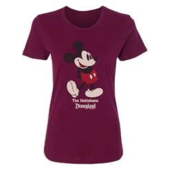 Women's Disneyland Standing Mickey Mouse T-Shirt – Customized -Engo Clothing Shop 7807055820349 7