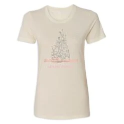 Women's Cinderella Castle Walt Disney World T-Shirt – Customized -Engo Clothing Shop 7807055820424 3
