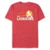 Disney The Lion King Heathered T-Shirt For Adults 1 Disney The Lion King Heathered T-Shirt For Adults -Engo Clothing Shop 7807107060019