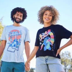 Disney Stitch Beach Chair T-Shirt For Adults – Lilo & Stitch -Engo Clothing Shop 7807107060239 3