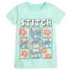 Disney Stitch Grid T-Shirt For Kids – Lilo & Stitch -Engo Clothing Shop 7807107060242