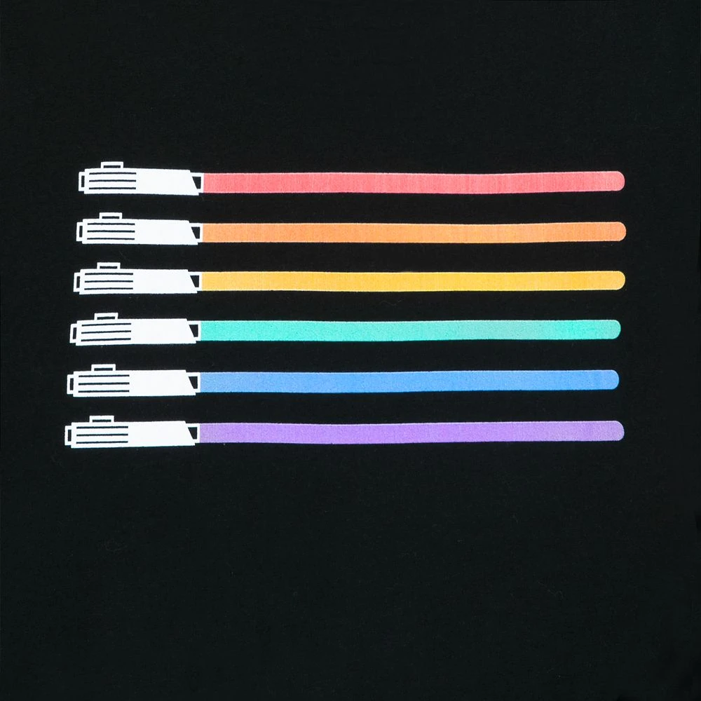 Disney LIGHTSABER Pride T-Shirt For Adults – Star Wars Pride Collection 4 Disney LIGHTSABER Pride T-Shirt For Adults – Star Wars Pride Collection - Image 2