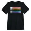 Disney LIGHTSABER Pride T-Shirt For Adults – Star Wars Pride Collection -Engo Clothing Shop 7807107060476