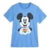 Mickey Mouse Rainbow Heart T-Shirt For Adults – Disney Pride Collection -Engo Clothing Shop 7807107060479
