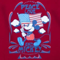 Disney Mickey Mouse Americana T-Shirt For Adults -Engo Clothing Shop 7807107060515 3